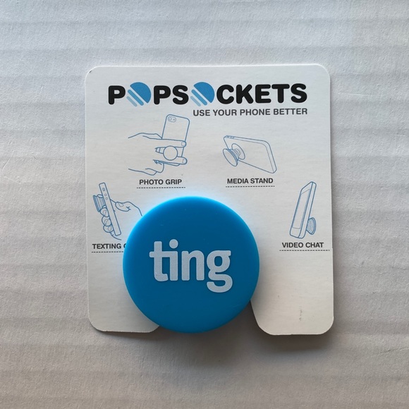 [Free If You Bundle $15+] Ting Branded Popsockets Pop Socket Phone Grip - Picture 1 of 2